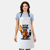 Raccoon Schürze (Getragen)