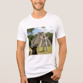 Raccoon Selfie 3 Tri-Blend Shirt (Vorderseite)