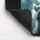 Raccoon Selfie With Tyrannosaurus T Rex Adventure Mousepad (Ecke)