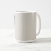 Raccoon Silently Judging | Sarcastic Coffee Cup Kaffeetasse (VorderseiteRechts)