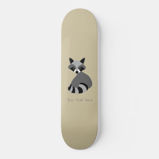 Raccoon-Skateboard Skateboard (Vorderseite)
