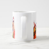 Raccoon-Spiel Herbst Jumbo-Tasse (Rückseite)