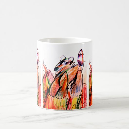 Raccoon-Spiel Herbst Kaffeetasse (Mittel)