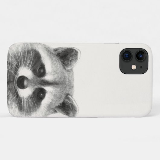 Raccoon-Stift Zeichne Case-Mate iPhone Hülle (Rückseite (Horizontal))