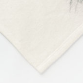 Raccoon-Stift Zeichne Fleecedecke (Ecke)