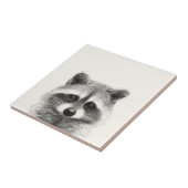 Raccoon-Stift Zeichne Fliese (Seite)