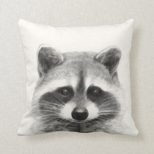 Raccoon-Stift Zeichne Kissen