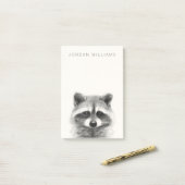Raccoon-Stift Zeichne Post-it Klebezettel (Auf Schreibtisch)