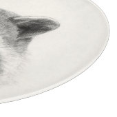 Raccoon-Stift Zeichne Schneidebrett (Ecke)