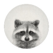 Raccoon-Stift Zeichne Schneidebrett (Vorderseite)