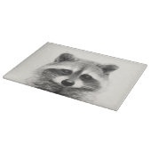Raccoon-Stift Zeichne Schneidebrett (Ecke)