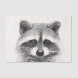 Raccoon-Stift Zeichne Seidenpapier