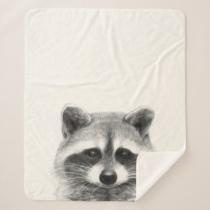 Raccoon-Stift Zeichne Sherpadecke