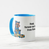 Raccoon Street Erkundung durch einen Mülleimer | S Tasse (Vorderseite Links)