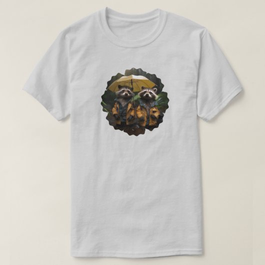 Raccoon-T - Shirt (Design vorne)