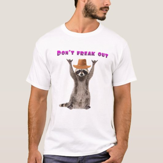 Raccoon-T - Shirt nicht aussperren | T - Shirt der (Vorderseite)