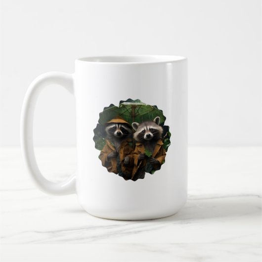 Raccoon-Tasse Kaffeetasse (Links)