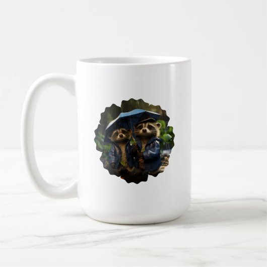 Raccoon-Tasse Kaffeetasse (Links)
