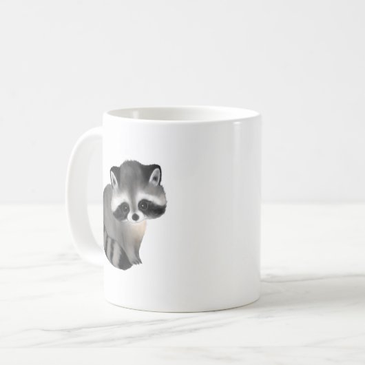Raccoon-Tasse Kaffeetasse (Vorderseite Links)