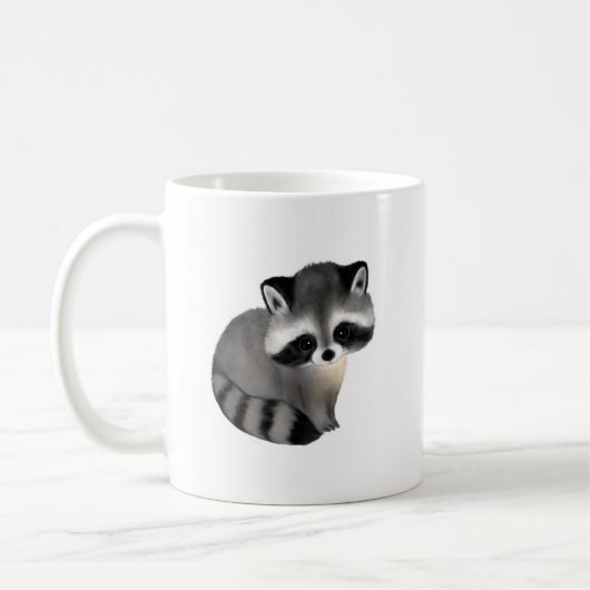 Raccoon-Tasse Kaffeetasse (Links)