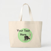 Raccoon Tote Bag Jumbo Stoffbeutel (Vorne)