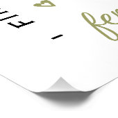 Raccoon trinken Matcha Klub lustig kawaii Tier Poster (Ecke)