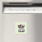 Raccoon Twins Magnet (In Situ (Geschirrspüler))