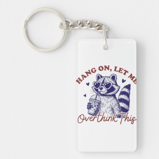 Raccoon überdenken schlüsselanhänger (Vorderseite)