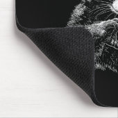 Raccoon Valentines Day Funny Feral Raccoon Love He Mousepad (Ecke)