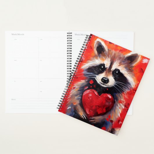 Raccoon-Valentinstag Planer (Anzeige)