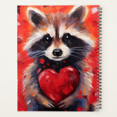 Raccoon-Valentinstag Planer (Rückseite)