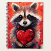 Raccoon-Valentinstag Planer (Vorderseite)
