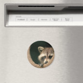 Raccoon-Verstecken Magnet (In Situ (Geschirrspüler))
