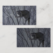 Raccoon Visitenkarte (Vorne/Hinten)