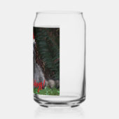 Raccoon Wear Red Weihnachtsmannmütze Holiday Dosenglas (Links)