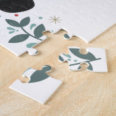 Raccoon Weihnachtsschnee Winter Raccos Puzzle (Seite)