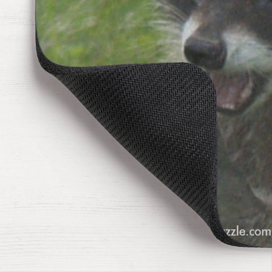 RACCOON WILDLIFE glückliche Mousepads (Ecke)