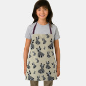 Raccoon Wildlife Graphic Pattern Schürze (Insitu)
