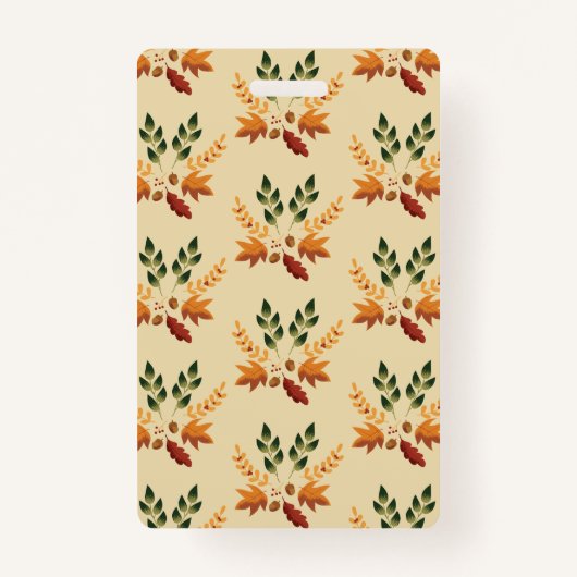 Raccoon with Books Library Hall Pass Abzeichen Ausweis (Rückseite)