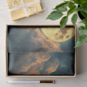 Raccoon Wizard macht den Mond Seidenpapier (Geschenk)