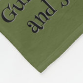 Raccoon Woodland Kinder Christliches Gebet auf Grü Fleecedecke (Ecke)