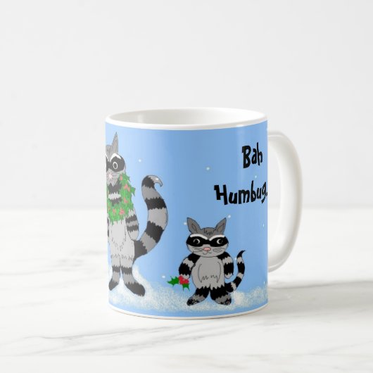 Raccoons- Bah Humbug.. Kaffeetasse (VorderseiteRechts)