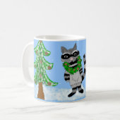 Raccoons- Bah Humbug.. Kaffeetasse (Vorderseite Links)