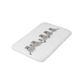 Raccoons-Bathmat Badematte (Schrägansicht)