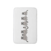 Raccoons-Bathmat Badematte (Vorderseite Vertikal)