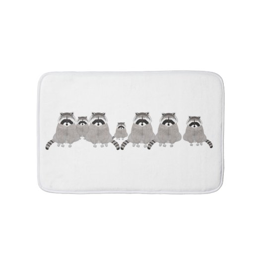 Raccoons-Bathmat Badematte (Vorderseite)