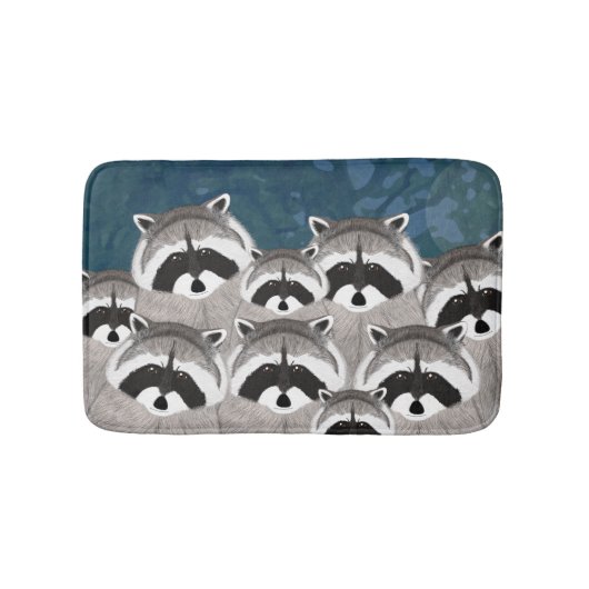 Raccoons-Bathmat Badematte (Vorderseite)