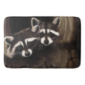 Raccoons Brown Niedlich Tree Badematte (Vorderseite)