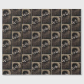 Raccoons Brown Niedlich Tree Geschenkpapier (Flach)
