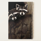 Raccoons Brown Niedlich Tree Planer (Rückseite)